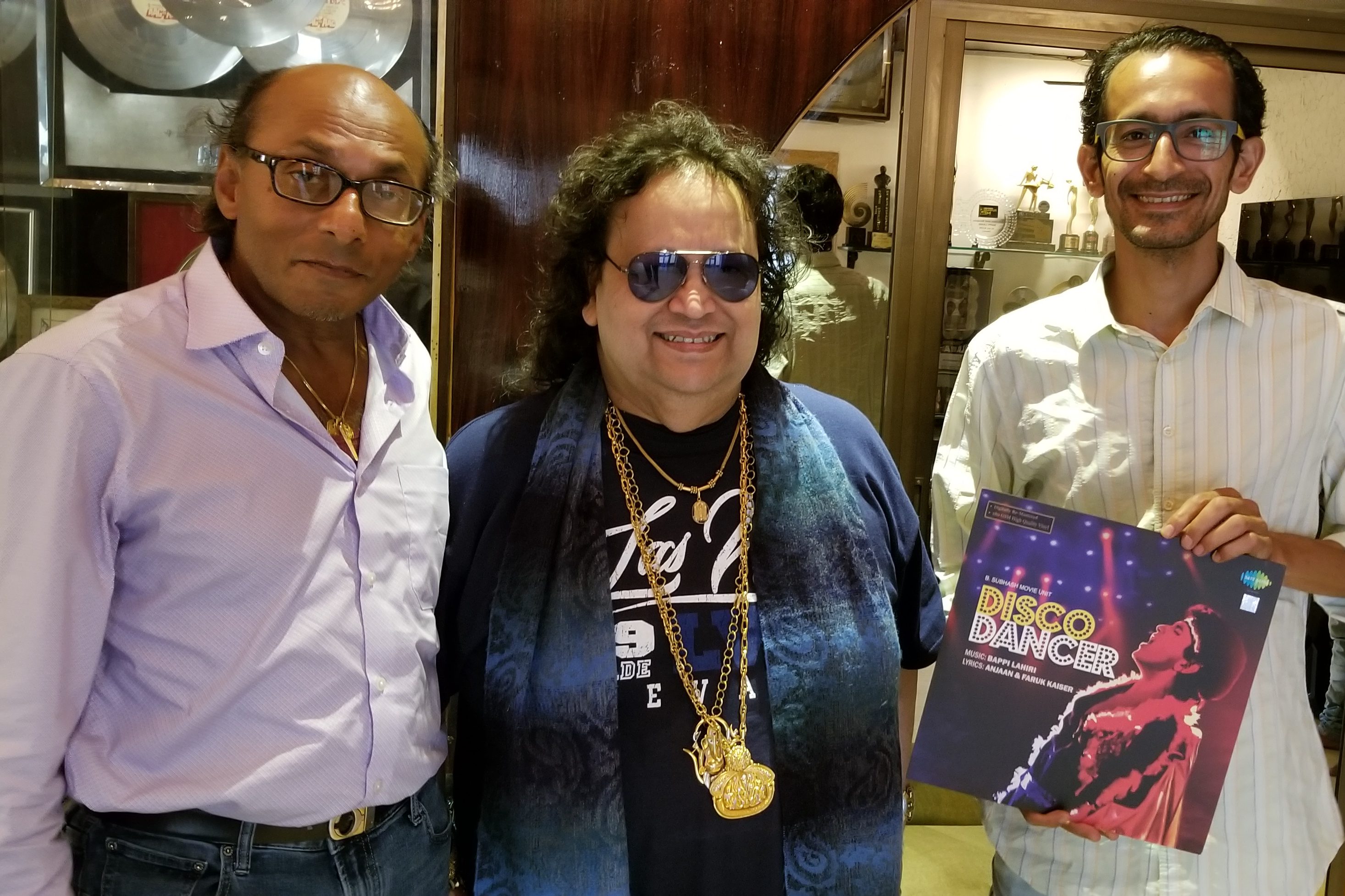 With Bappi Lahiri - Mumbai, India
